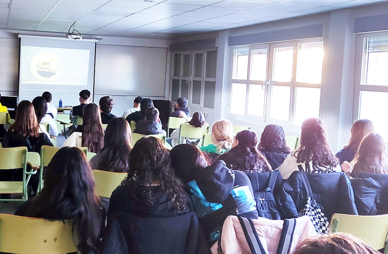 Charla en el IES Valle del Cidacos