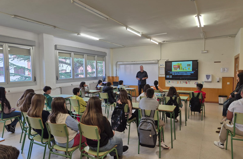 Charla en IES Rey Don García de Baños de Río Tobía